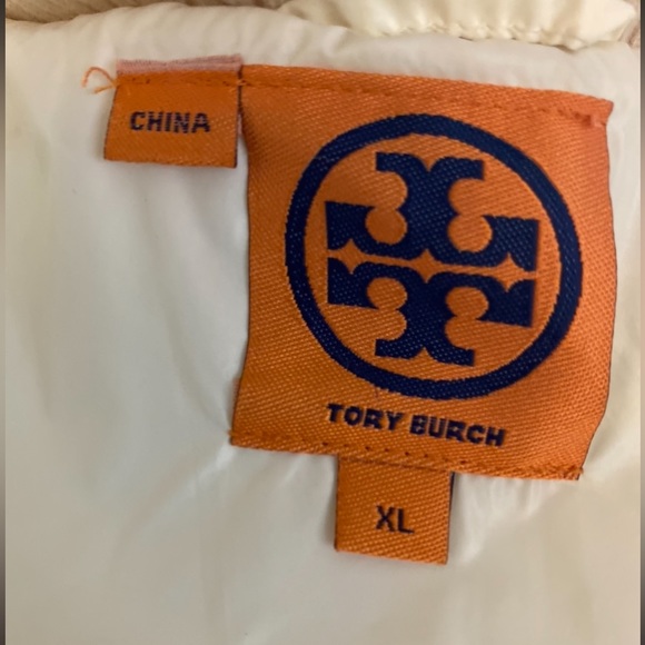 Kids Authentic Tory Burch Cream Outer Wear - Picture 3 of 5